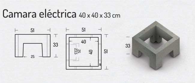 Camara Electrica 40x40x33cm