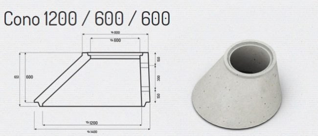 Cono 1200-600-600