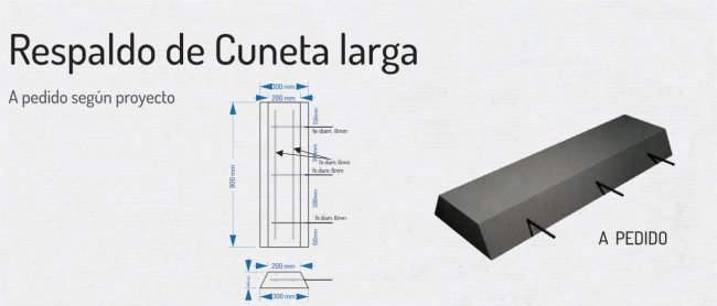Respaldo de Cuneta Larga